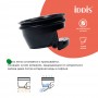 Лоток душевой сифон 360, комбинированный затвор, двухсторонняя решетка, 700мм, хром, IDDIS, 975B7SB0