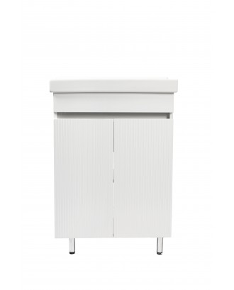 Акцент 60 тумба напольная 2 двери с раковиной Fest 60