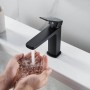 S9901Н Смеситель для раковины Черный