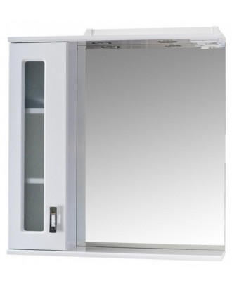 Шкаф-зеркало Оника Кристалл 67 см левое 206705