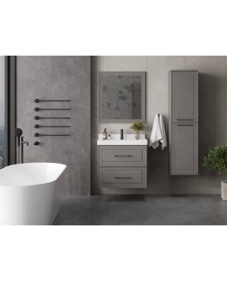 Michelle Тумба 70-2 Серый RAL K167 под умывальник Katy 70