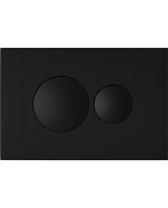 Loranto Кнопка для инсталляции круглая черная матовая 7313