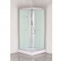 Душевая кабина LORANTO CS 6491 F (CS-8072) 90*90 *215 ,белая.низ.под.квадрат