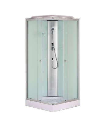 Душевая кабина LORANTO CS 6491 F (CS-8072) 90*90 *215 ,белая.низ.под.квадрат