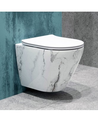 Унитаз подвесной К 505 Т Торнадо сиденье тонкое ДП