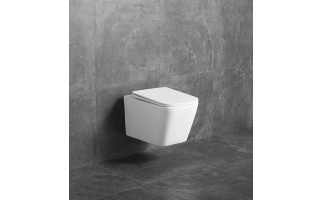 OSCAR Rimless US Унитаз подвесной с сиденьем дюропласт белый 510*360*350 YI