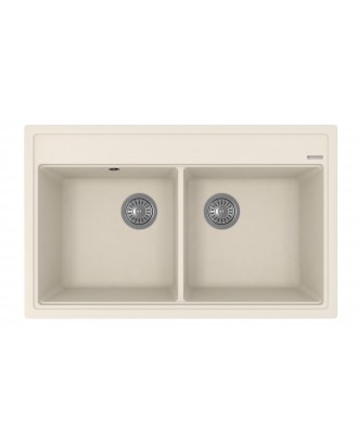 ЛИПСИ 820 ШАМПАНЬ FG Кухонная мойка из кварцевого композита / 820 * 510 * 217 "FLORENTINA"