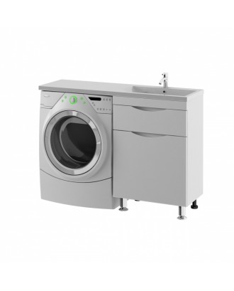 FELISA 70-2 Белая Тумба ПОД умывальник Над стир. машиной 130 "АУРА"