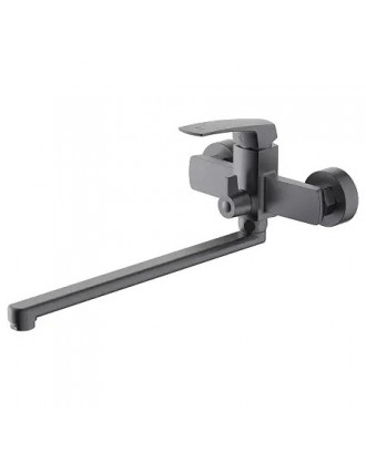 Conda Смеситель для ванны с ручным душем, длинный излив, серый графит AZ-K1711GR