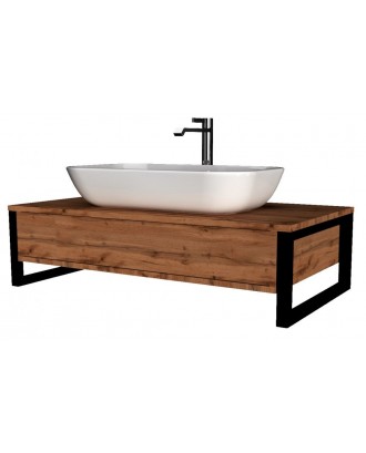 Тумба без раковины 1Marka GRUNGE LOFT 100П 1в.я Дуб Вотан