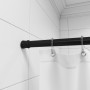 Карниз для ванной комнаты Milardo 110-200 см черный 014A200М14