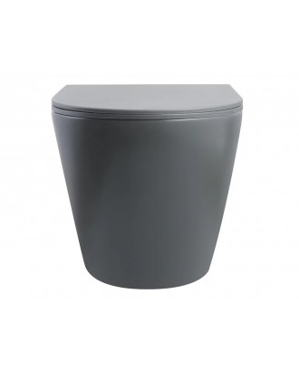 Ando Унитаз подвесной VAN-48TGR(480x360x360)серый матовый VECONI