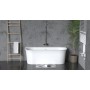 Alba 1500x800x600 Ванна акриловая Azario отдельностоящая/пристенная, в комплекте с сифоном и металли