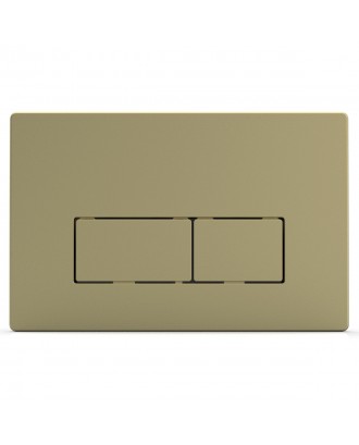 Кнопка смыва AZARIO двойная квадратная цвет золото AZ-8200-0091/AZ-P58-0160