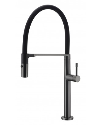 Смеситель для кухни UNO GUN METALL 114-GM