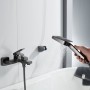 S9602T Смеситель для ванны 25 см Оружейная сталь