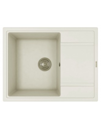 ЛИПСИ 650 ЖАСМИН FG Кухонная мойка из кварцевого композита / 650 * 510 * 217 "FLORENTINA"