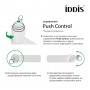 SLIDE Push Control (Белый матовый) Смеситель для умывальника "IDDIS"