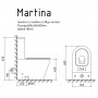 MARTINA Унитаз напольный Дюропласт 680*360*830 HAYZBURG