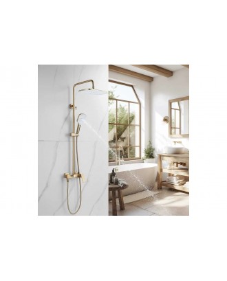 S4036G Душевая система Золотой сатин