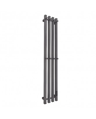 Полотенцесушитель Inaro Р120*6*18 профильный (18 ", СНШ, Графит, 3 секции по 3 вставки, Под скрытый