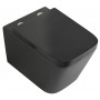 Pulo Унитаз подвесной VPU-51TB( 510x350x345) черный матовый VECONI
