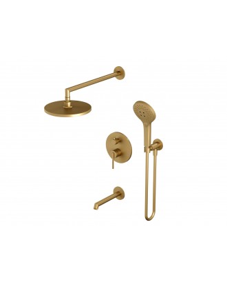HB-4001BG Встраиваемая душевая система ( Матовое Золото )