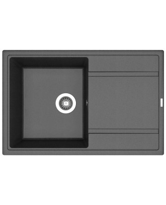 ЛИПСИ 780 XL АНТРАЦИТ FG Кухонная мойка из кварцевого композита / 780 * 510 * 217 "FLORENTINA"