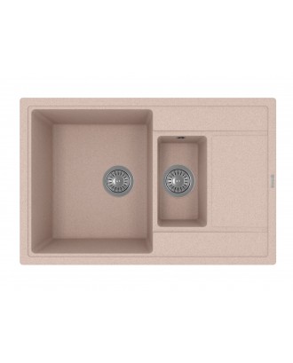 ЛИПСИ 780 K ПЕСОЧНЫЙ FG Кухонная мойка из кварцевого композита / 780 * 510 * 217 "FLORENTINA"