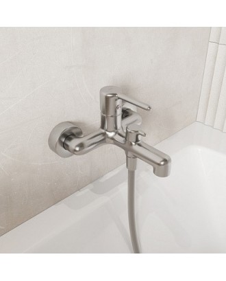 AIGER Смеситель для ванны / короткий излив "IDDIS"