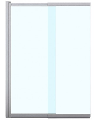 МЕРРИТ Душевая шторка,800*1400 мм  (раздвижная) стекло прозрачное, 5 мм.
