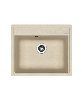 ЛИПСИ 600 БЕЖЕВЫЙ FG Кухонная мойка из кварцевого композита / 600 * 510 * 217 "FLORENTINA"