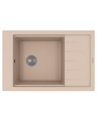ЛИПСИ 780 P БЕЖЕВЫЙ FG Кухонная мойка из кварцевого композита / 780 * 510 * 217 "FLORENTINA"