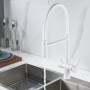 S178C Бренд "SHEVANIK" Смеситель для кухни с подключением фильтра питьевой воды, белый
