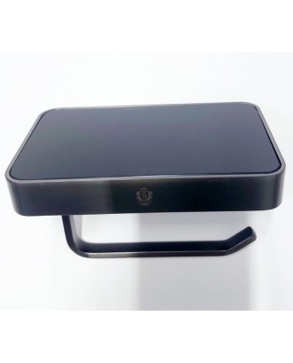 Держатель бумаги с полкой (стекло) 9517 Gun