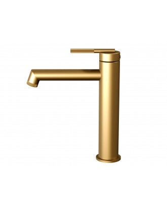 HB-4007-2BG Матовое Золото смеситель для раковины средний