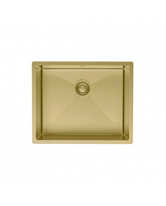 Мойка универсального монтажа, EDI54B0i77 Золото матовое 540х440х200