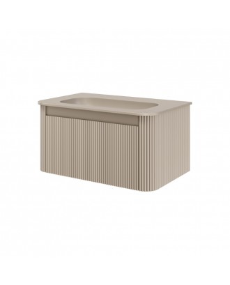 Тумба c раковиной VOI рифл. 80см DAPHNE без отверстия