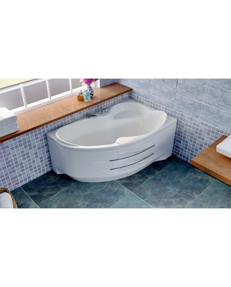 ИНДИГО L Ванна 1680*1100*715 + 2 ручки из нерж. + Слив/перелив "BellSan"