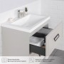 Pino 75 Комплект тумба кремовая (744х474х640) подвесная + раковиной Alisa 75, керамик