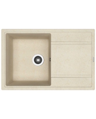 ЛИПСИ 780 БЕЖЕВЫЙ FG Кухонная мойка из кварцевого композита / 780 * 510 * 217 "FLORENTINA"