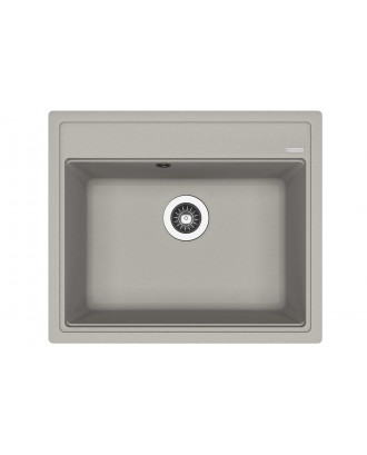 ЛИПСИ 600 ГРЕЙ FG Кухонная мойка из кварцевого композита / 600 * 510 * 217 "FLORENTINA"