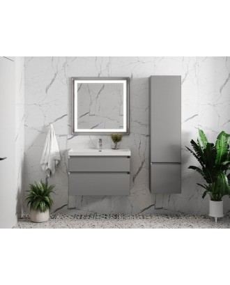 Лаура 80-2 Пд Тумба Серый К167 под раковину Classica 80