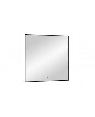 Amer Led Зеркало 1000х1000 с бесконтактным сенсором, черной окантовкой и теплой подсветкой