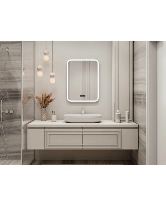 Glamour Led 600х800 Зеркало с музыкальным блоком, подогревом