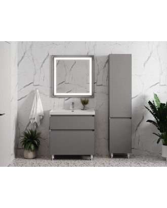 Лаура 80-2 Тумба Серый К167 под раковину Classica 80