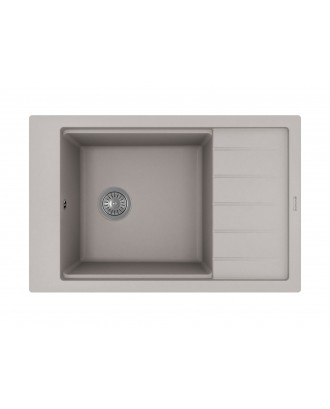 ЛИПСИ 780 P ГРЕЙ FG Кухонная мойка из кварцевого композита / 780 * 510 * 217 "FLORENTINA"