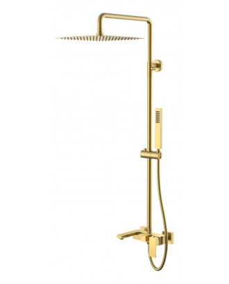 Стойка для душа со смесителем Qubic  478-MG