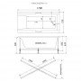 АЛЕКСА Ванна обрезанная 170*75 на каркасе "1Acreal"