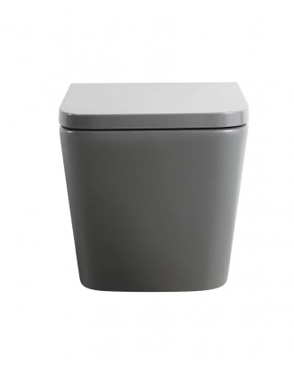 Pulo Унитаз подвесной VPU-51TGR(510x350x345) серый матовый VECONI